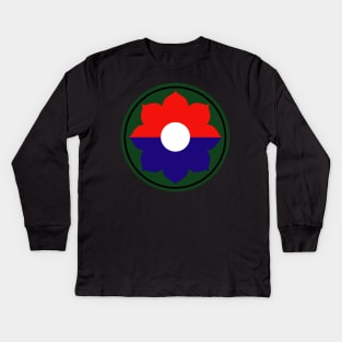 9th Infantry Division wo Txt Kids Long Sleeve T-Shirt